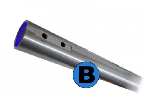 FreeLine Achse -B- 40 X 3 X 1040mm (blau) soft Rotax -DD2 Version-