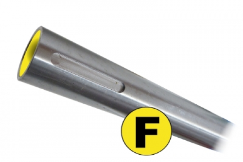 FreeLine Achse -F- 40 X 3 X 1040mm (gelb) medium Rotax -DD2 Version-