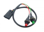 Starterknopf >PVL< rot/grün mit Kabel -V3/V4-